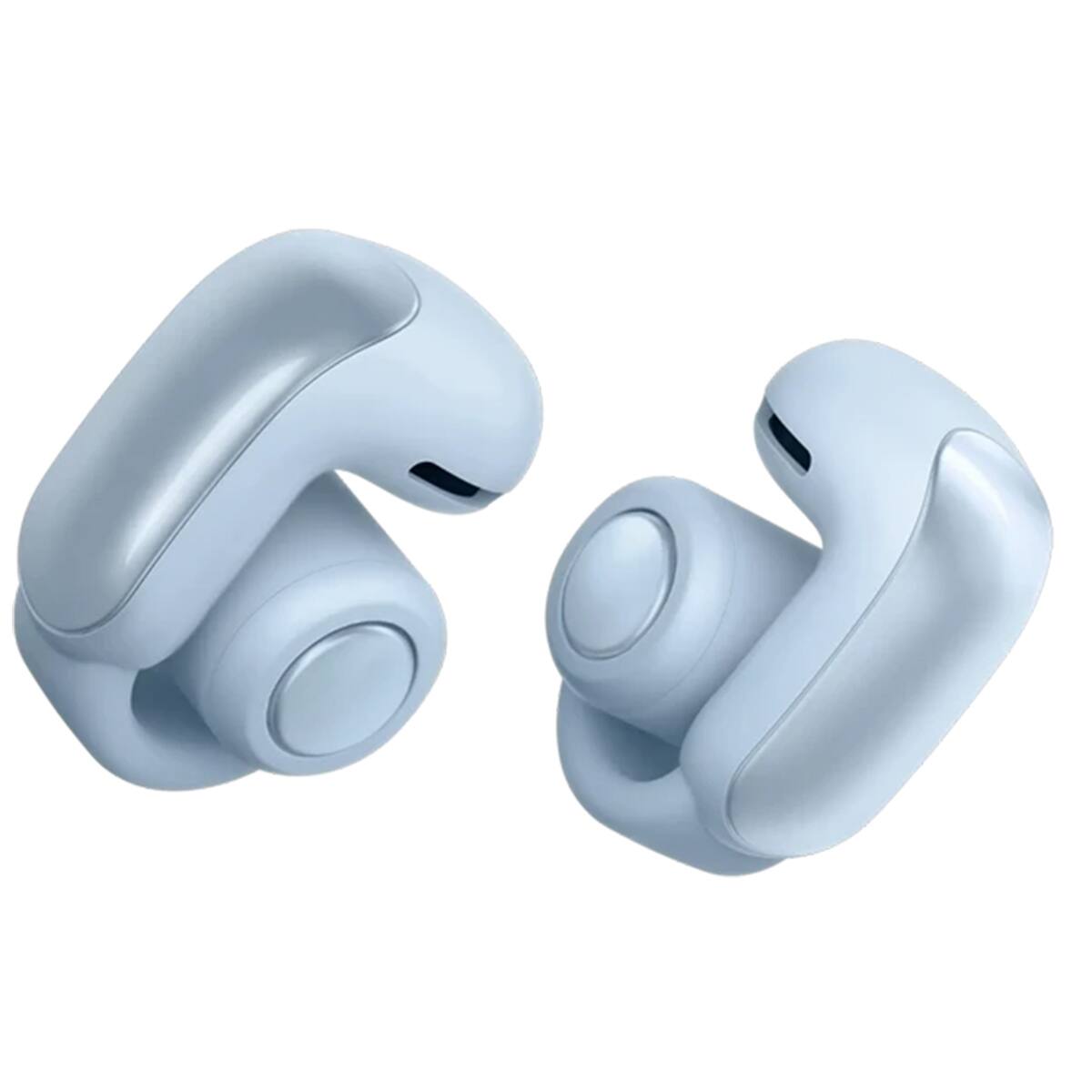 Alt View 1. Bose - Bose Ultra Wireless Open - Moonstone Blue, Earbuds with Wall Charger.