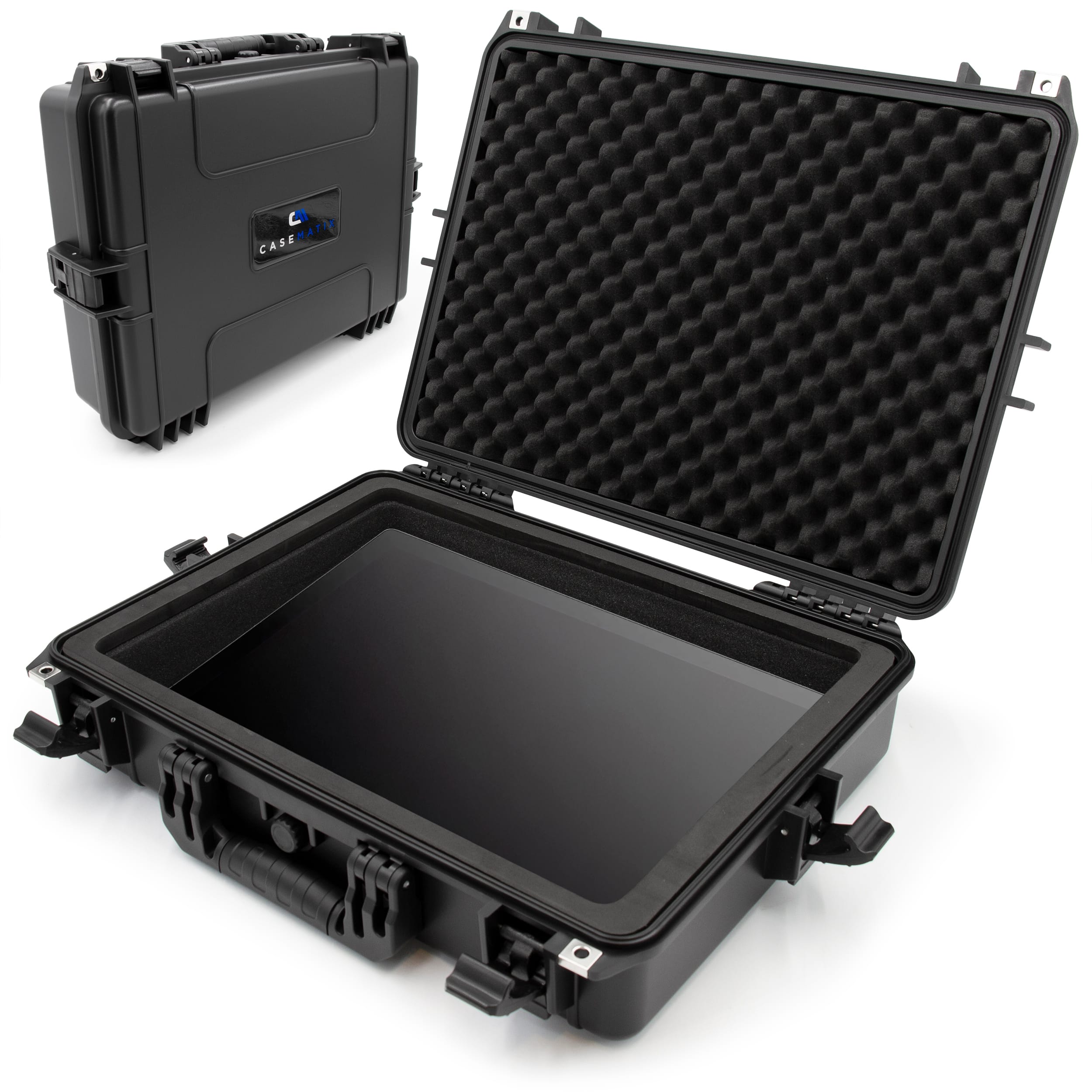 CASEMATIX - Waterproof Case for Wacom Cintiq Pro 17 – Hard Shell Tablet Travel Case with Foam - Black