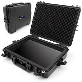 CASEMATIX - Waterproof Case for Wacom Cintiq Pro 17 – Hard Shell Tablet Travel Case with Foam - Black