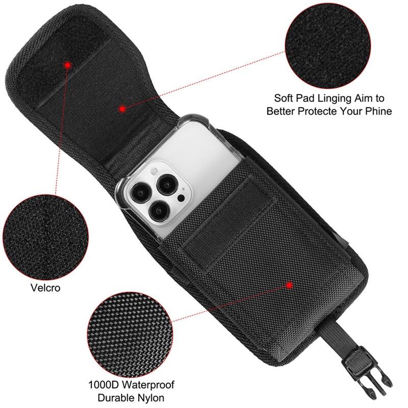 Soft Pad Linging Aim to Better Protecte Your Phine, Velcro, 1000D Waterproof Durable Nylon