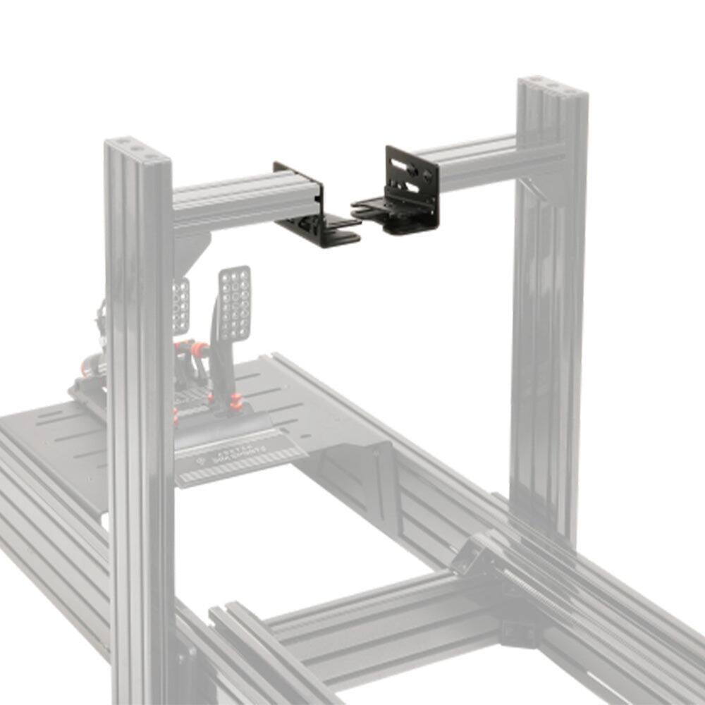 Front. Asetek Sim Sports - Wheelbase Mount with Tilt - Black.