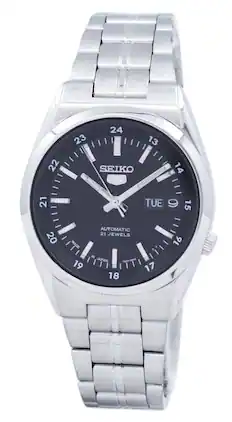 Seiko - Automatic Japan Made SNK567 SNK567J1 SNK567J Men's Watch - Black