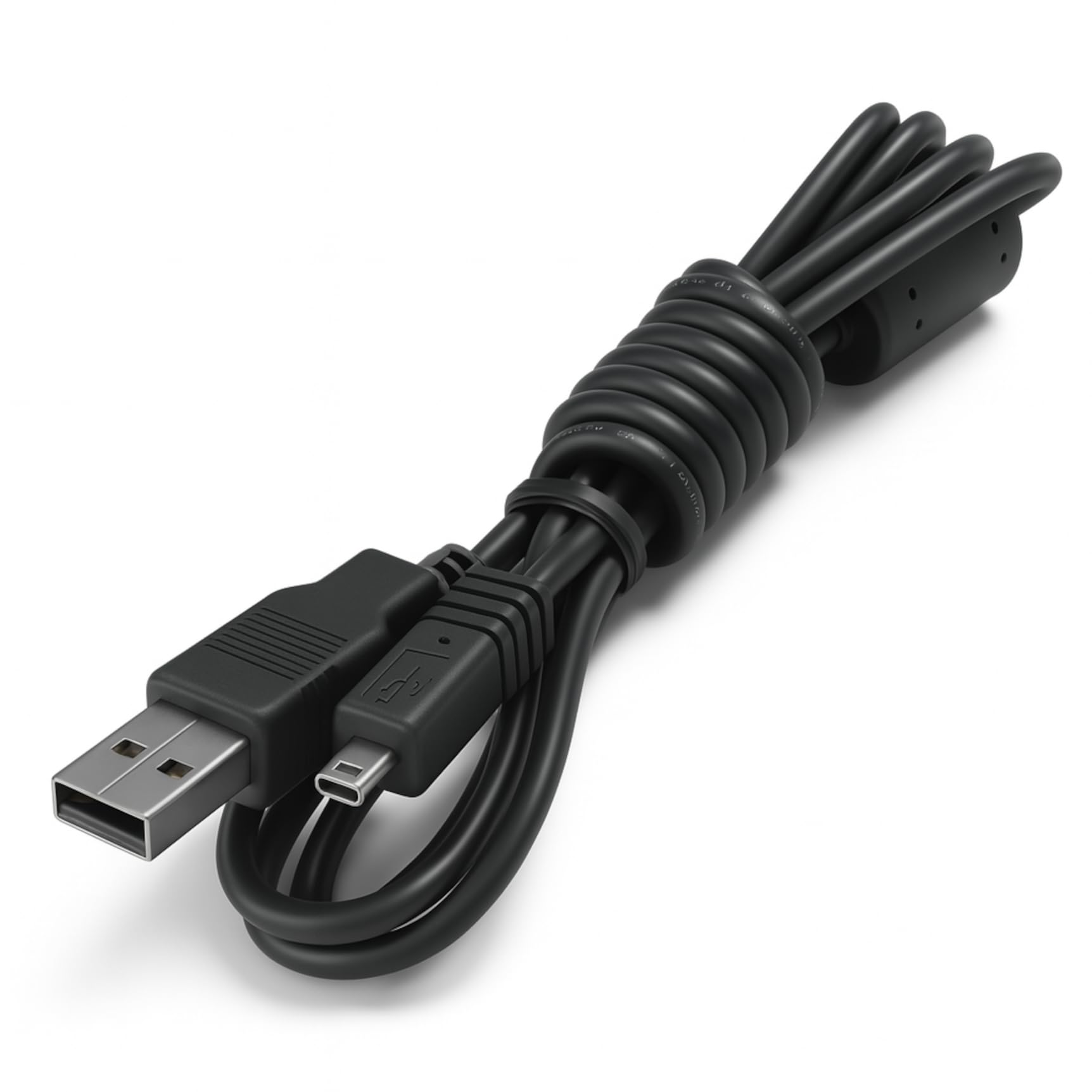 Left. HQRP - USB Data Transfer Cable for Sony Alpha A70 A100 A200 A300 A330 A350 A450 A850 A700 A900 DSLR DSC-W630 DSC-W650 Camera.