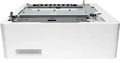 Front. HP - LaserJet Paper Feeder Tray - White.