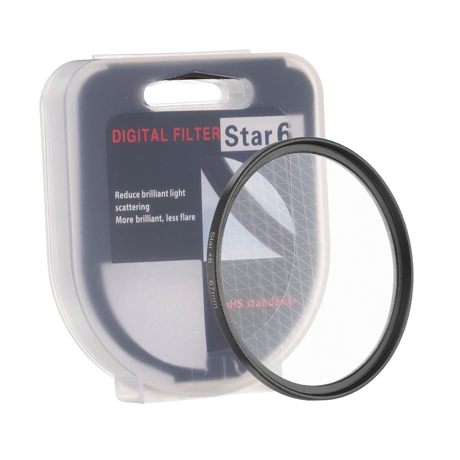 Unique Bargains - 67mm Star Filter, 8 Points Starburst Variable Twinkle Effect Ultra Slim Optical for Nikon DSLR