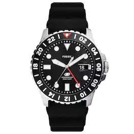 Fossil - Men's GMT Dial Watch - FS6036 - Black