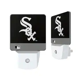 Keyscaper - Chicago White Sox Primary Logo Stripe Design Nightlight 2-Pack - Multicolor