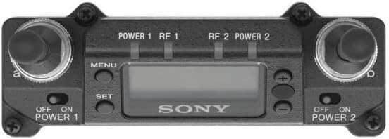 POWER 1 RF 1 RF 2 POWER 2  
MENU SET  
OFF ON POWER 1  
OFF ON POWER 2