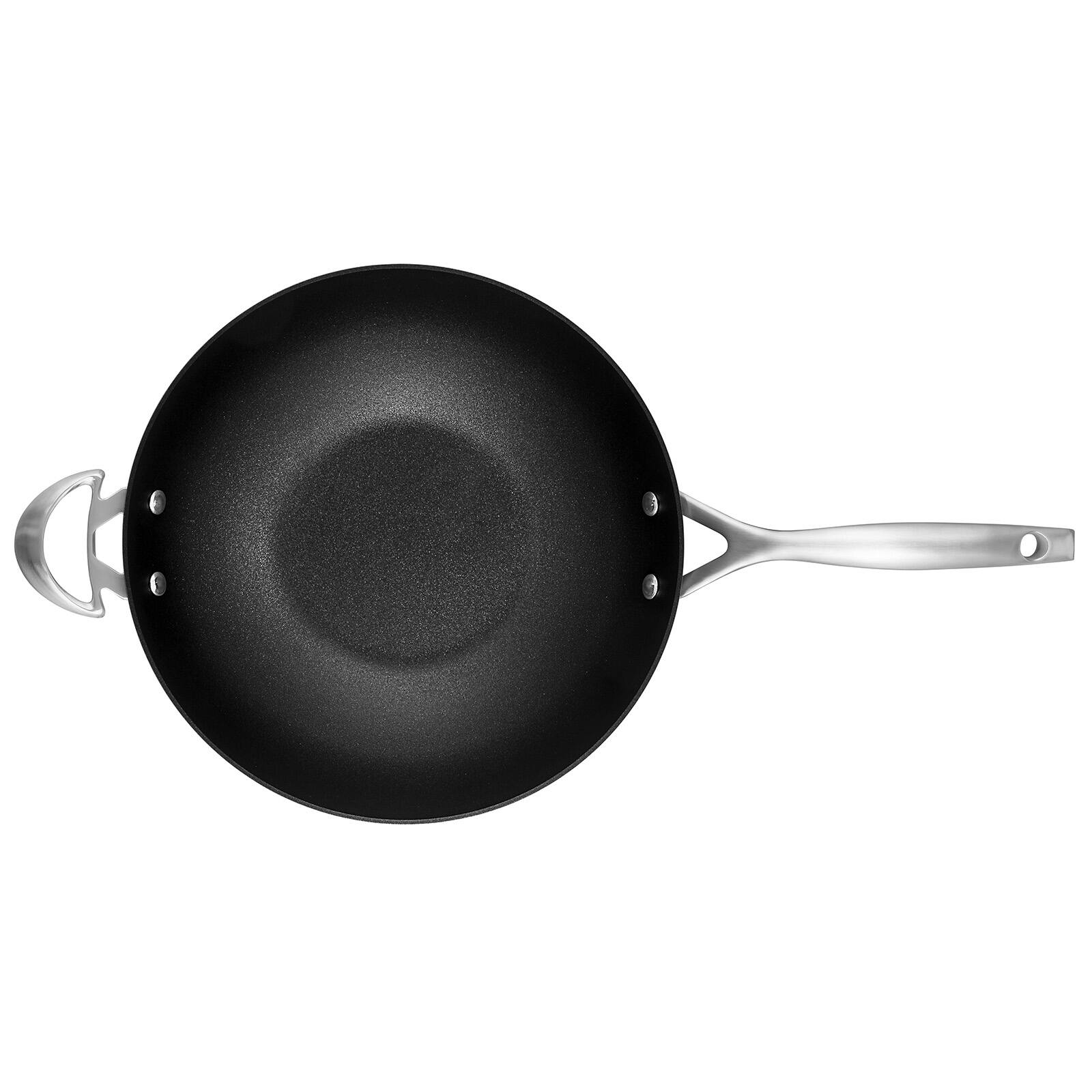 Alt View 1. Scanpan - CS+ 12.5-inch Stainless Steel Wok - Silver.