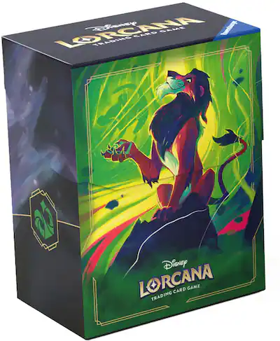 Disney Lorcana - Azurite Sea - Deck Box - Scar Disney Lorcana - Azurite Sea - Deck Box - Scar