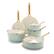 Angle. GreenPan - Reserve Ceramic Nonstick 10-Piece Cookware Set - Julep.