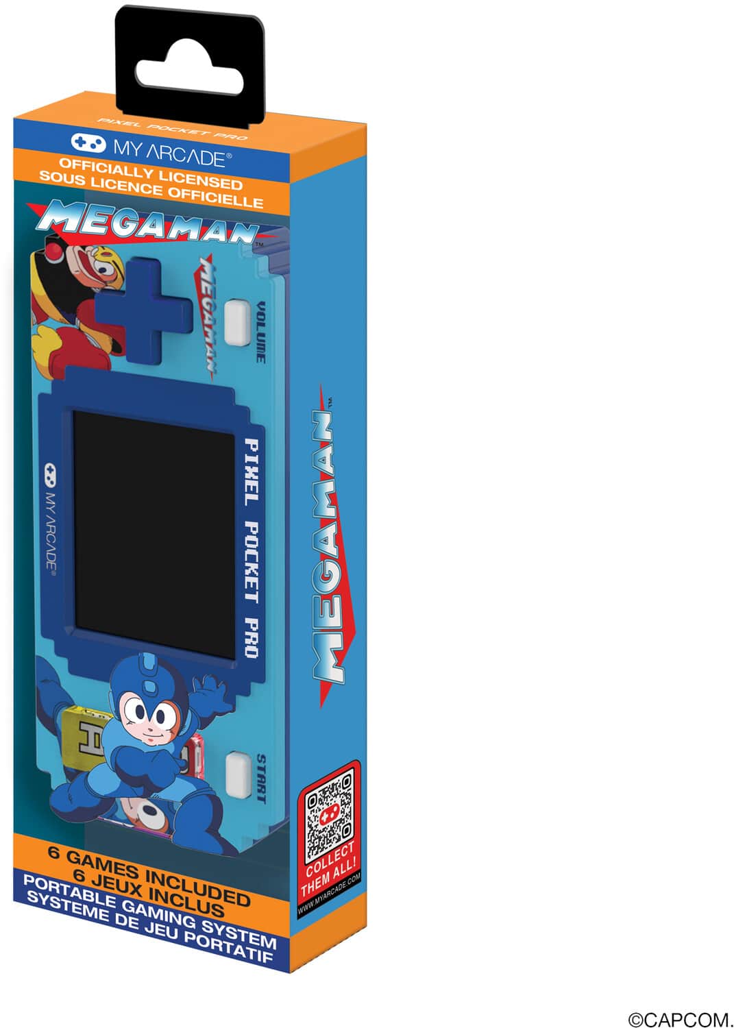 DGUNL-7140 Mega Man Pixel Pocket Pro Portable Handheld Gaming System