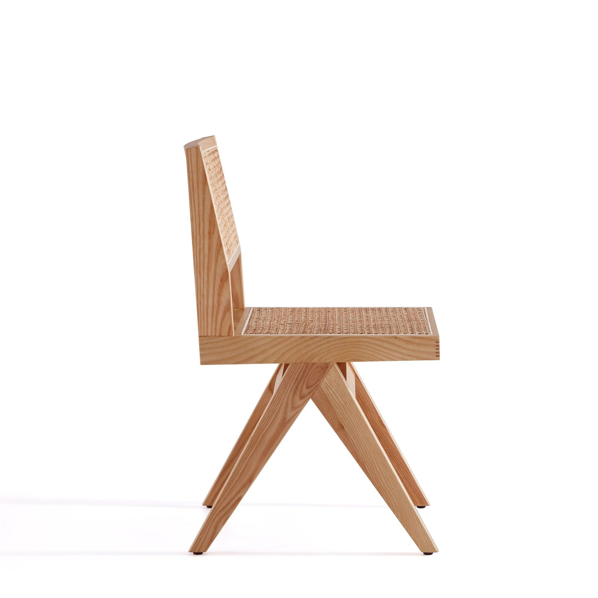 Alt View 1. Manhattan Comfort - Hamlet Industry Chic Wood Dining Chair - Set of 2 - Natural.
