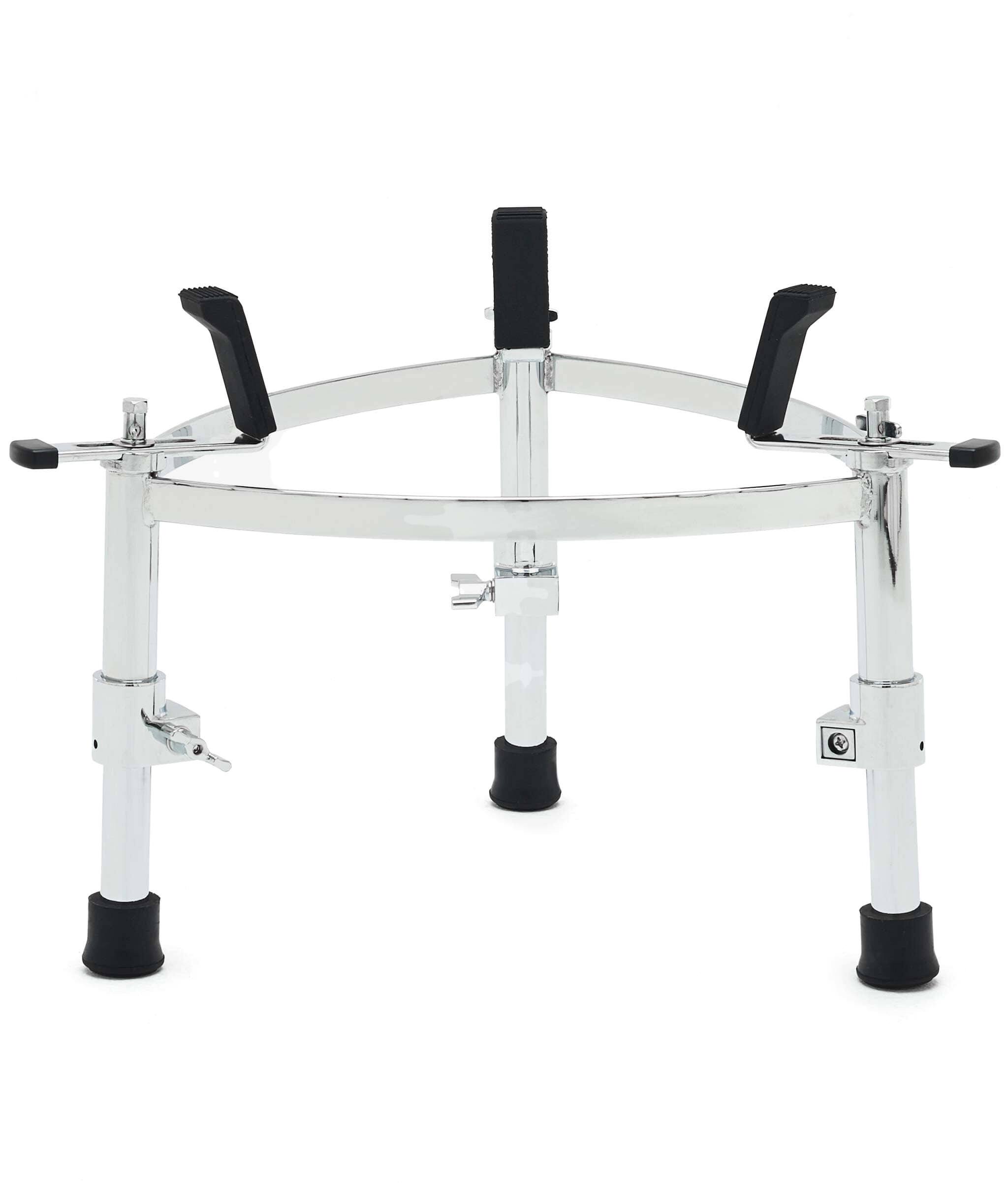 Front. Gibraltar Hardware - Medium Conga Stand with Adjustable Height and Heavy-Duty Tripod Base, Fits 11 and 11.75 Inch Congas.