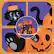Alt View 16. Costway - 5 FT Tall Halloween Inflatable Décor Black Cat Sitting in Pumpkin w/ LED Lights - Orange/Purple.