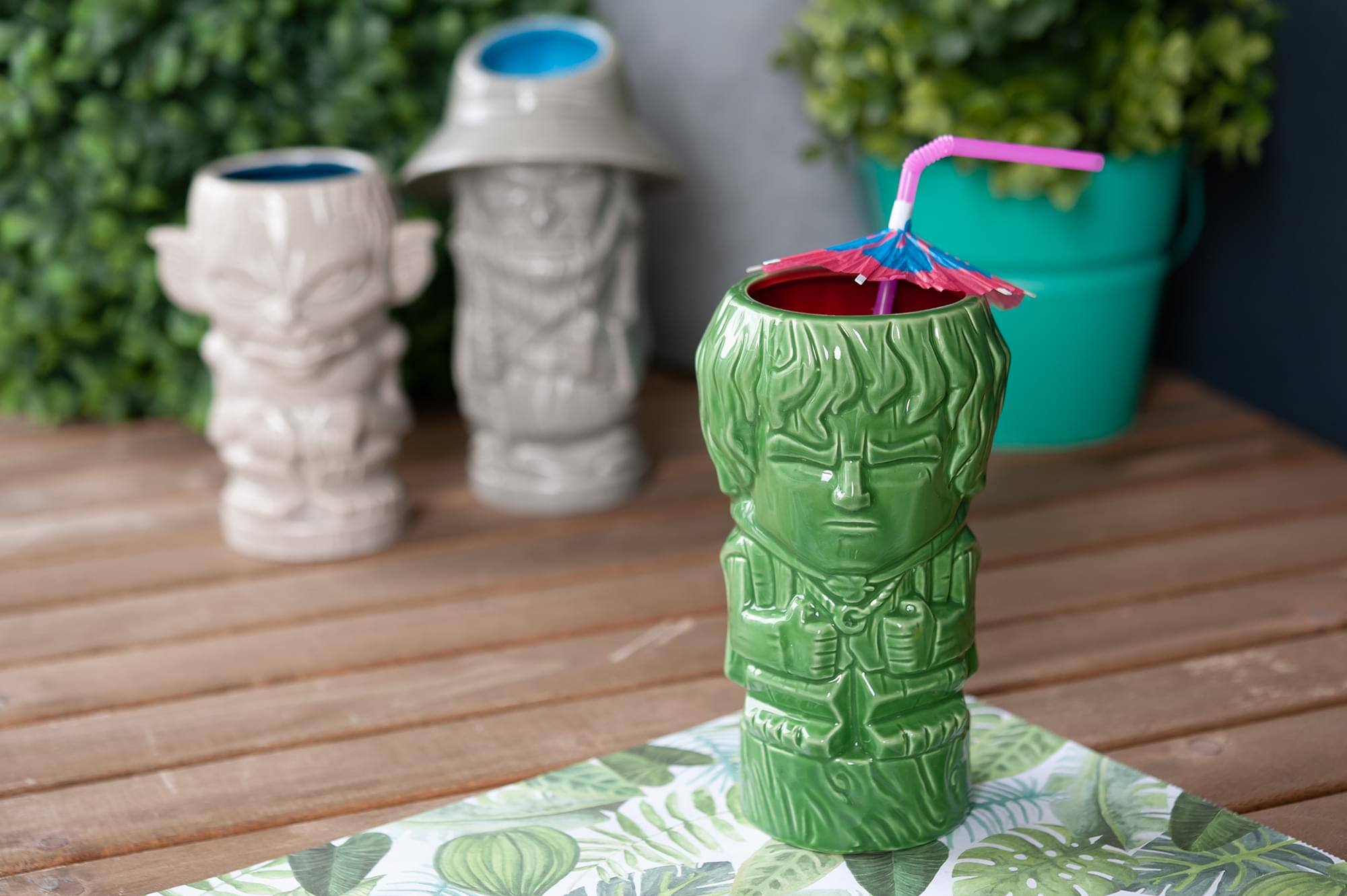 Alt View 4. ThinkGeek - Geeki Tikis Lord Of The Rings Frodo Mug | Ceramic Tiki Cup | Holds 14 Ounces - Green.