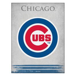 Holland Bar Stool Co. - Chicago Cubs 24" x 32" Splash Canvas Wall Art - Multicolor
