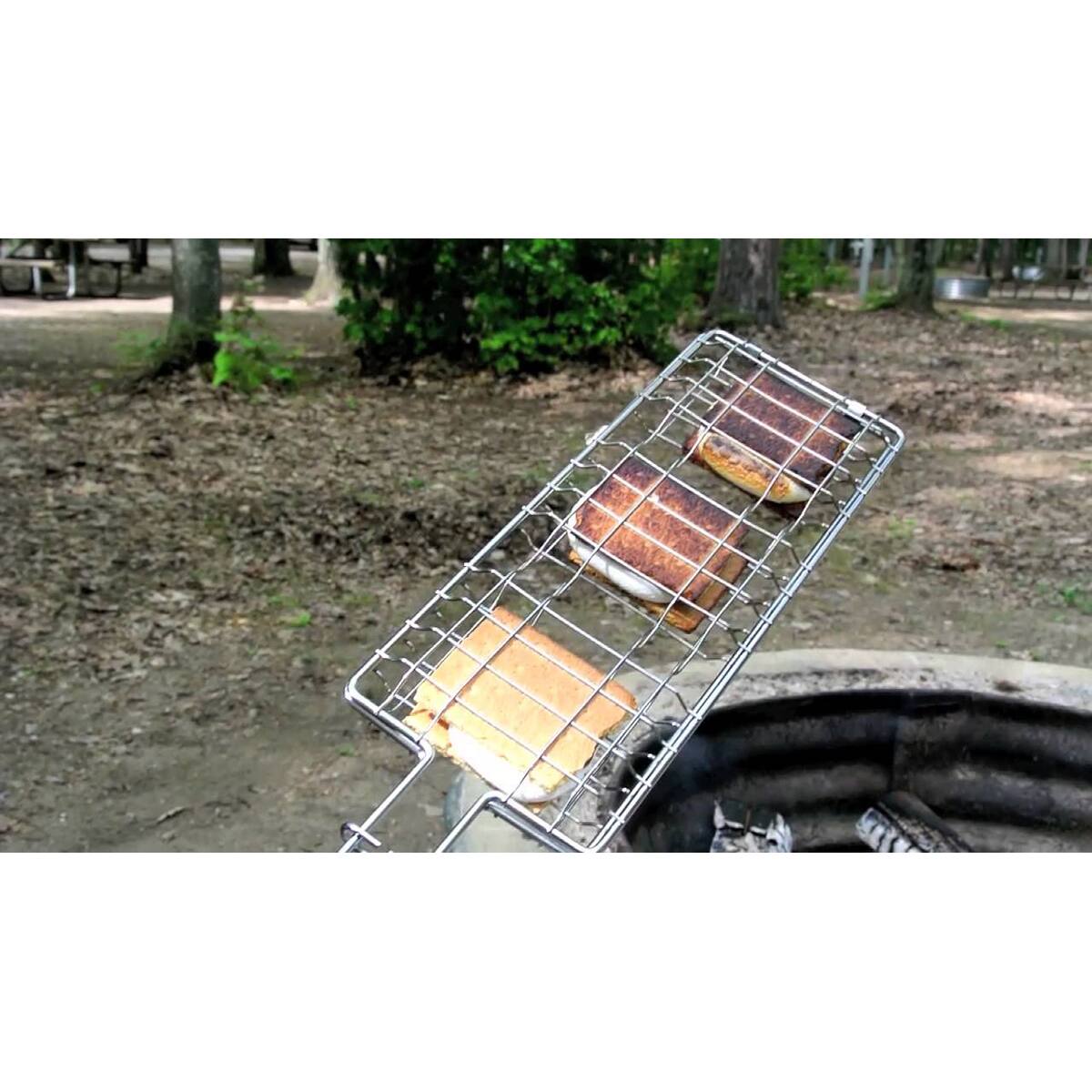 Alt View 1. Coghlan’s - Coghlan's Camper's S'mores Grill, Compact Smores Maker w/ 17" Handle & Lock Ring.