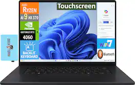 ASUS - ProArt P16 Laptop 16.0 4K (AMD Ryzen AI 9 370, 32GB LPDDR5X, 1TB SSD, Win 11 Home) w/USB Hub - Nano Black