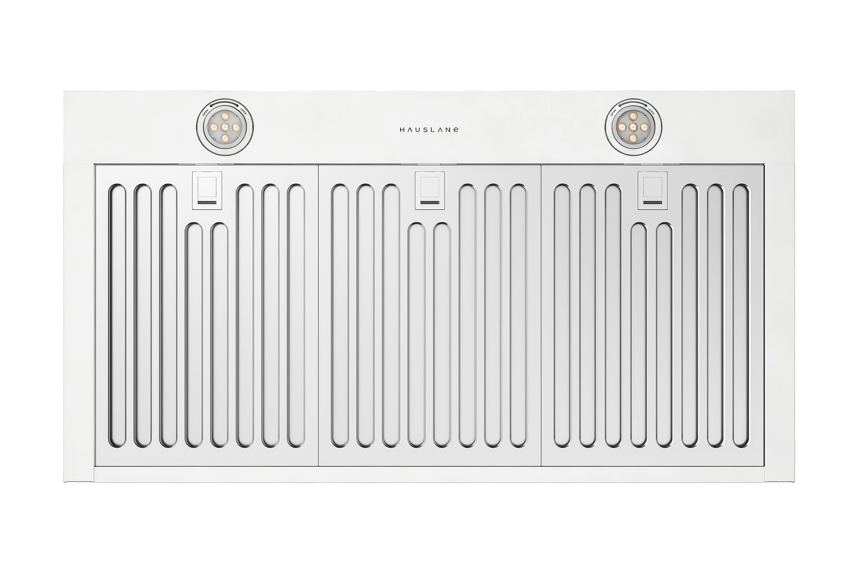 Alt View 4. Hauslane - Hauslane WM-530 PRO 36-in Convertible Matte White Wall-Mounted Range Hood - Matte White.