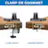 CLAMP OR GROMMET
Fits Desktops 0.4" - 3.3" Thick
CLAMP MOUNT
Fits Desktops 0.4" - 3.1" Thick
GROMMET MOUNT