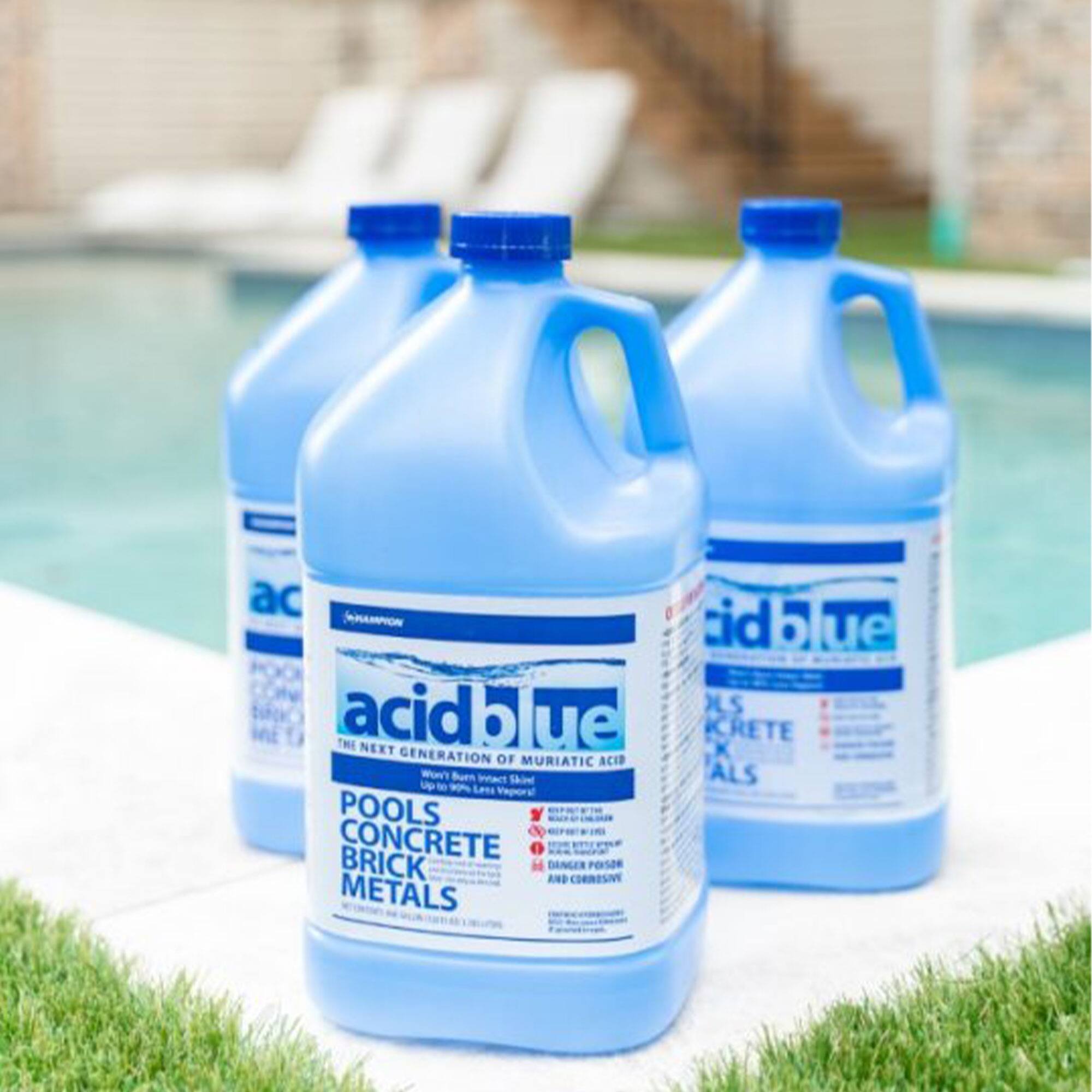 acid blue  
THE NEXT GENERATION OF MURIATIC ACID  
POOLS  
CONCRETE  
BRICK  
METALS  

acid blue  
MURIATIC ACID  
POOLS  
CONCRETE  
BRICK  
METALS