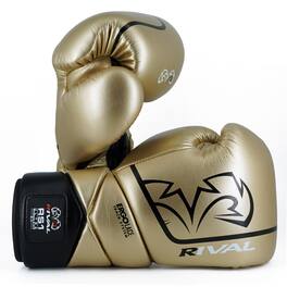 RIVAL - Boxing RS1 2.0 Ultra Pro Lace-Up Sparring Gloves - 18 oz. - Gold