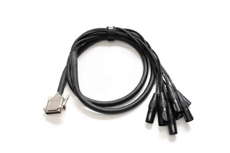 Warm Audio - Premier DB25 to XLR 3-Pin Male 8-Channel Analog Breakout Cable, Connect Interfaces, Ideal for Studios and Stages