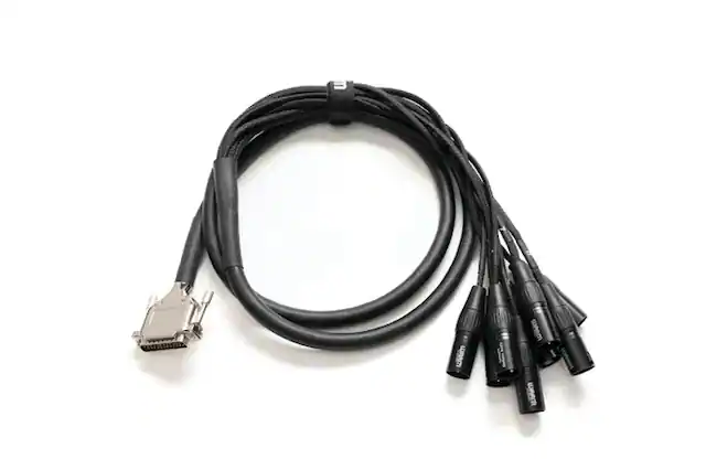 Front. Warm Audio - Premier DB25 to XLR 3-Pin Male 8-Channel Analog Breakout Cable, Connect Interfaces, Ideal for Studios and Stages.