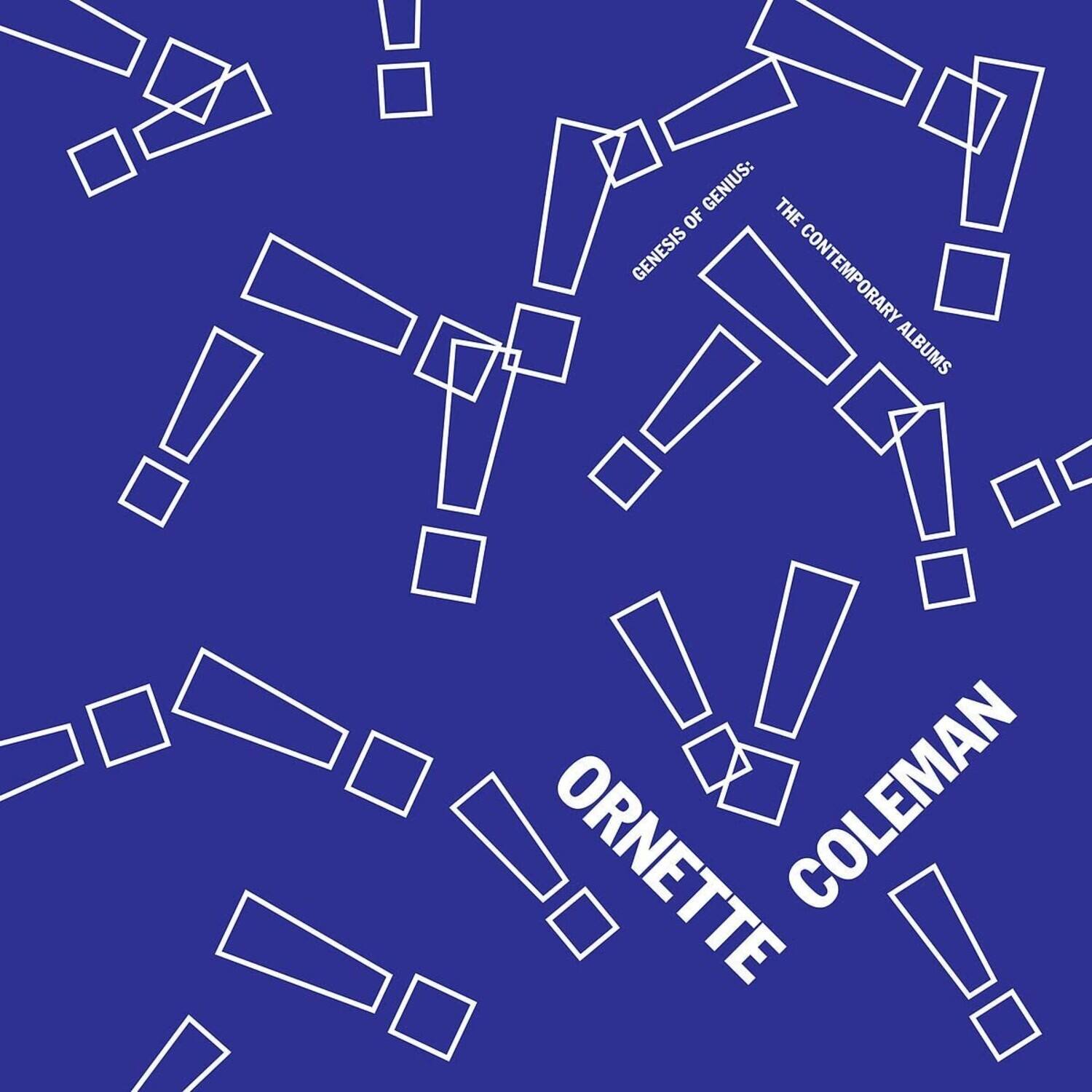 GENIUS: THE CONTEMPORARY ALBUMS  
GENESIS OF GENIUS  
ORNETTE COLEMAN