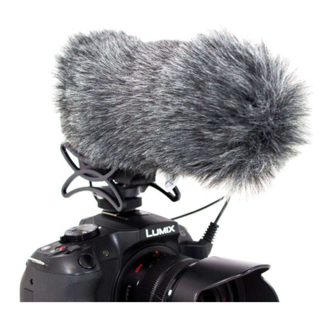 Left. Azden - Azden SWS-15 High Performance Furry Windshield Cover for SMX-15.