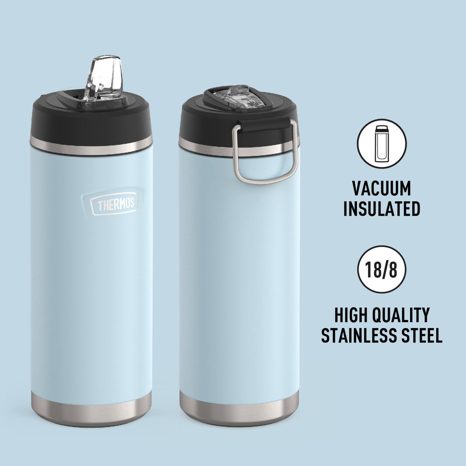 THERMOS VACUUM INSULATED 18/8 HIGH QUALITY STAINLESS STEEL