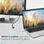 Mirror or extend your USB-C device to a DisplayPort device.