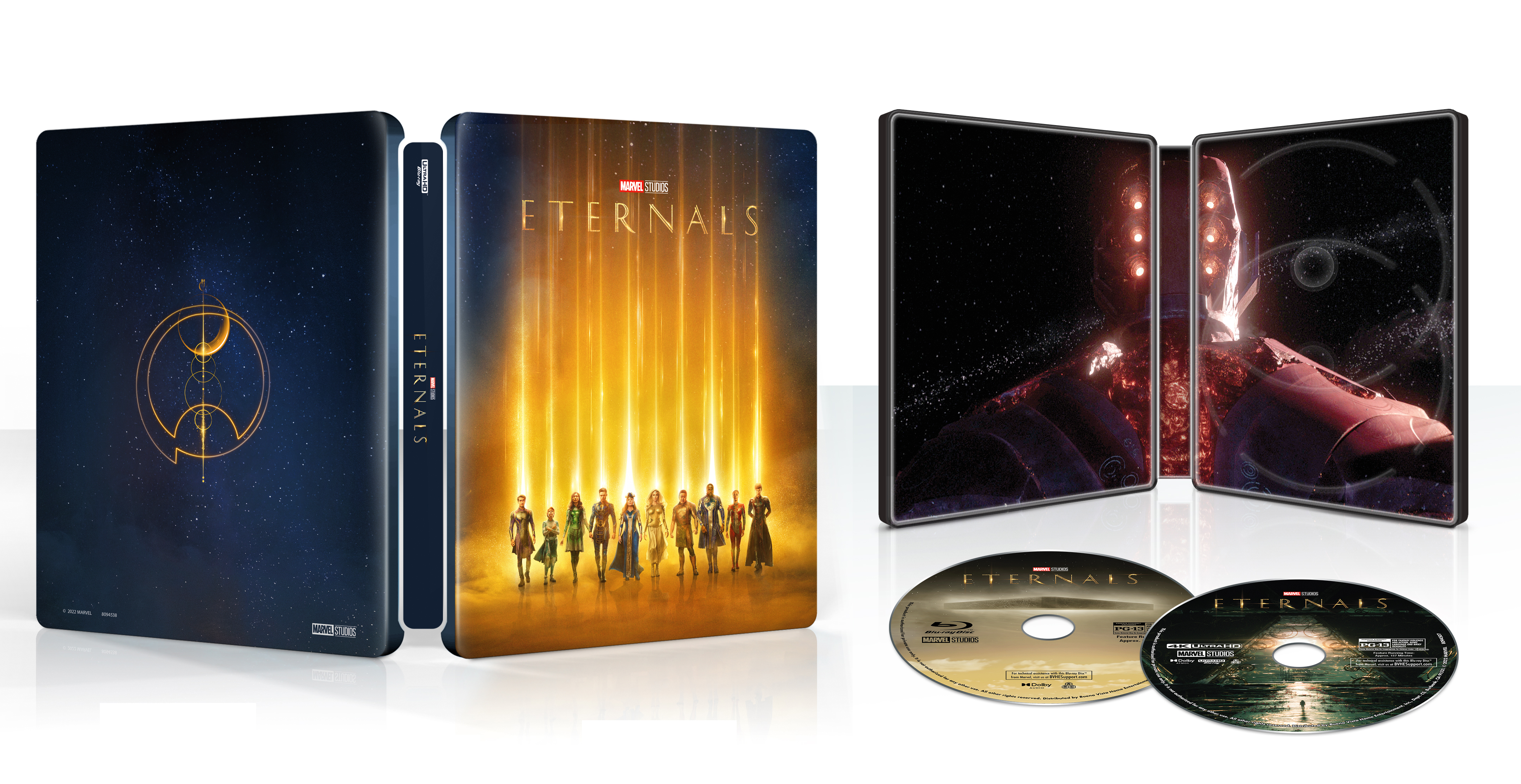Eternals [SteelBook] [Includes Digital Copy] [4K Ultra HD Blu-ray/Blu-ray] [ Only @ Best Buy] [2021] - Best Buy