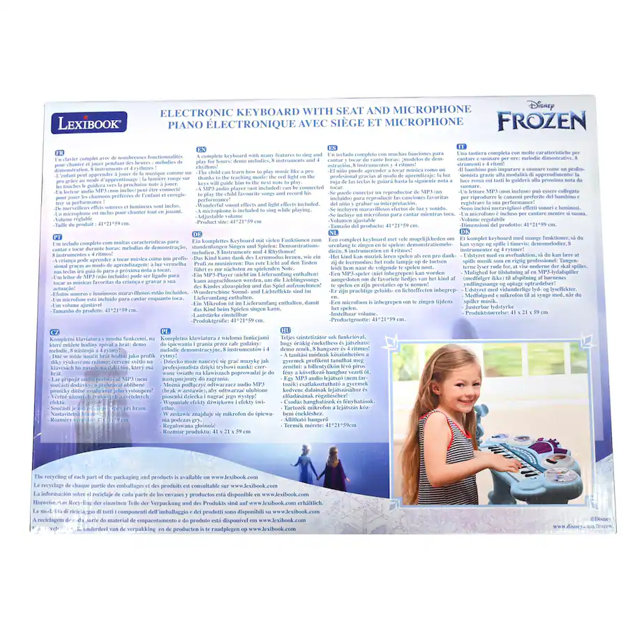 Lexibook La Reine des Neiges Lecteur CD Bluetooth/USB Bleu Lexibook La Reine des Neiges Lecteur CD Bluetooth/USB Bleu