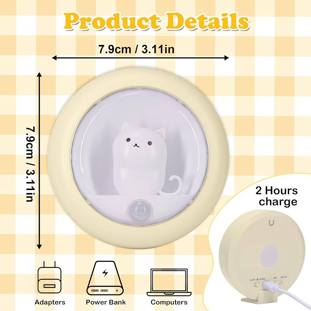 Product Details

- Dimensions: 7.9cm / 3.11in (diameter) x 7.9cm / 3.11in (height)
- 2 Hours charge
- Adapters
- Power Bank
- Computers