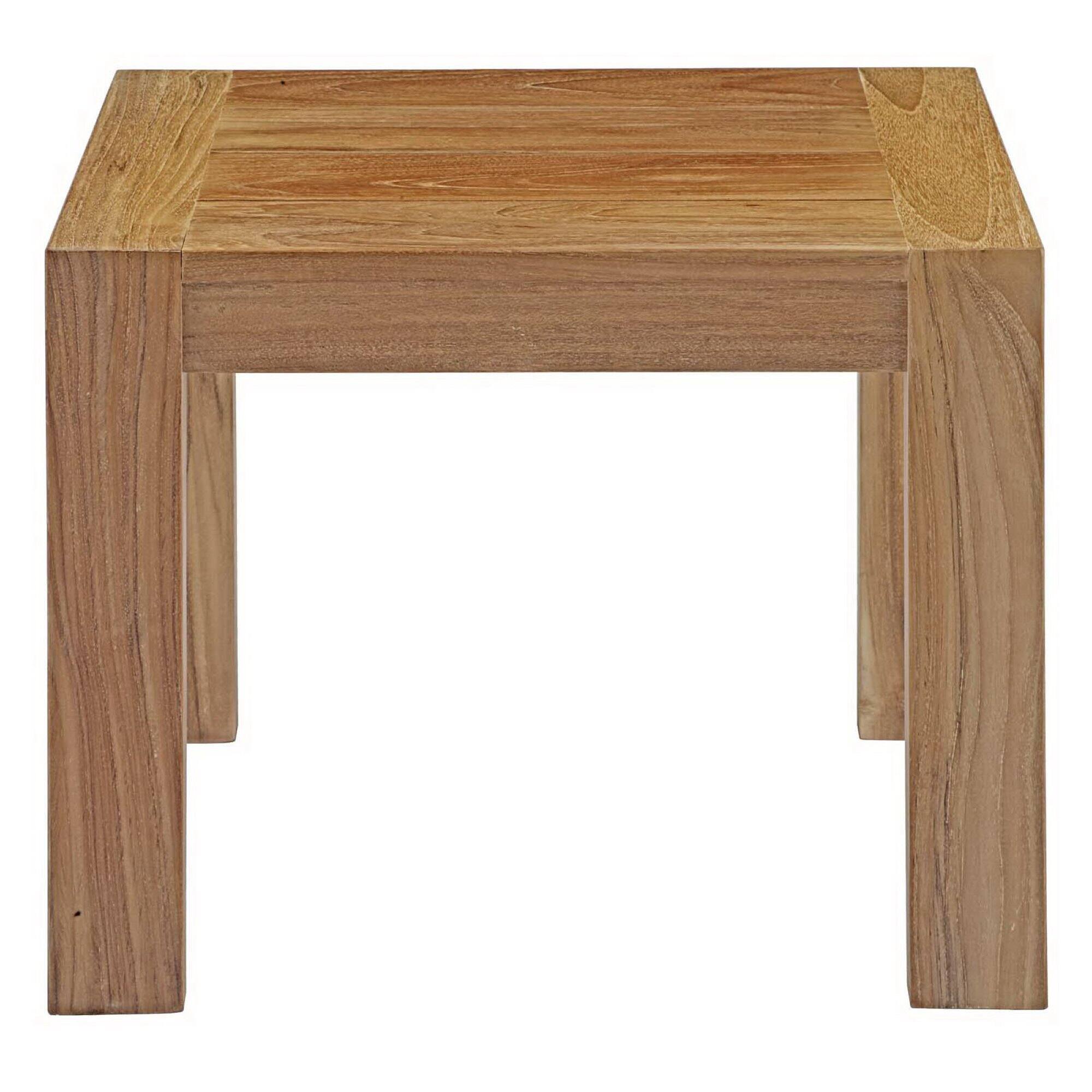 Left. Modway - Upland Outdoor Patio Wood Side Table by Modway - Natural.