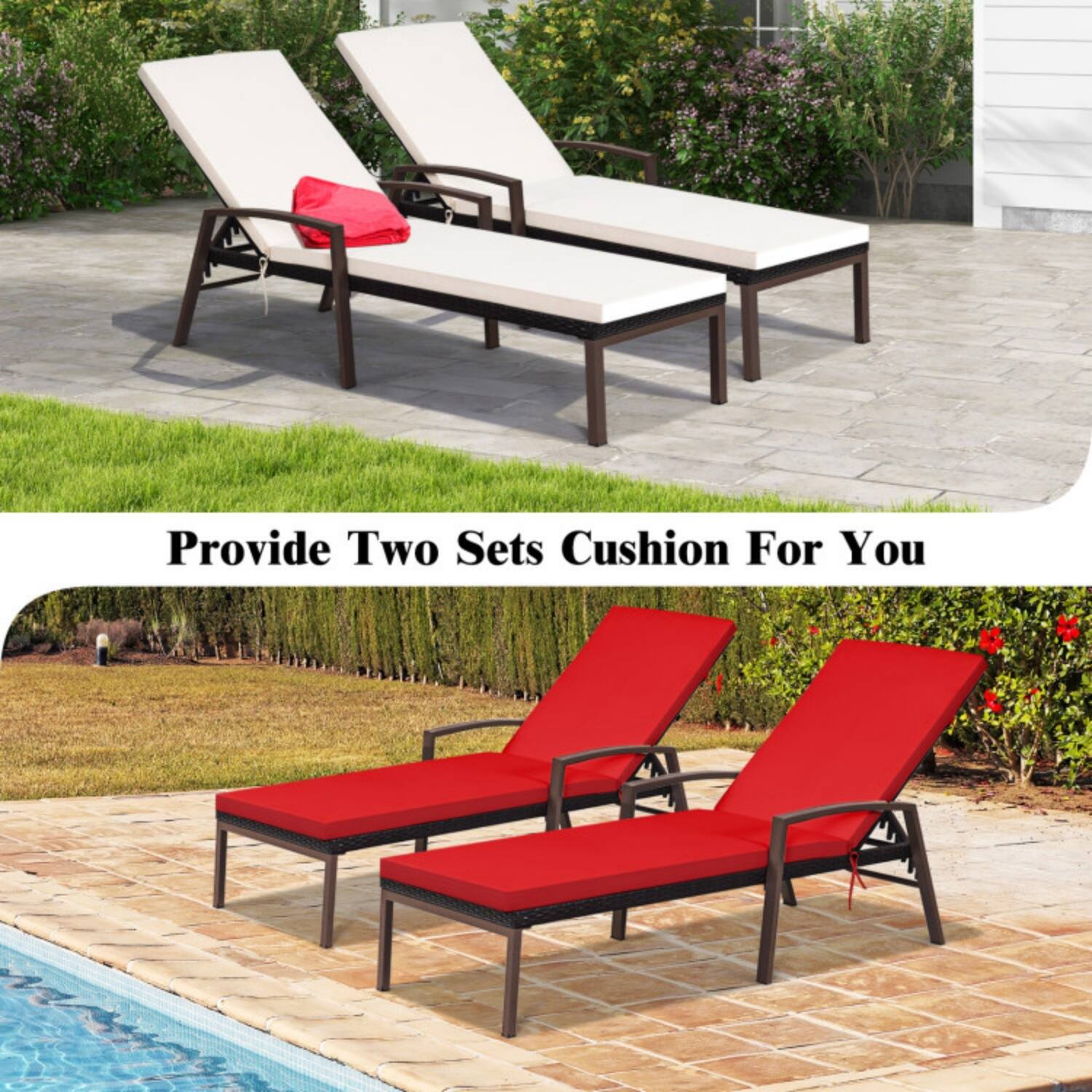 Provide Two Sets Cushion For You