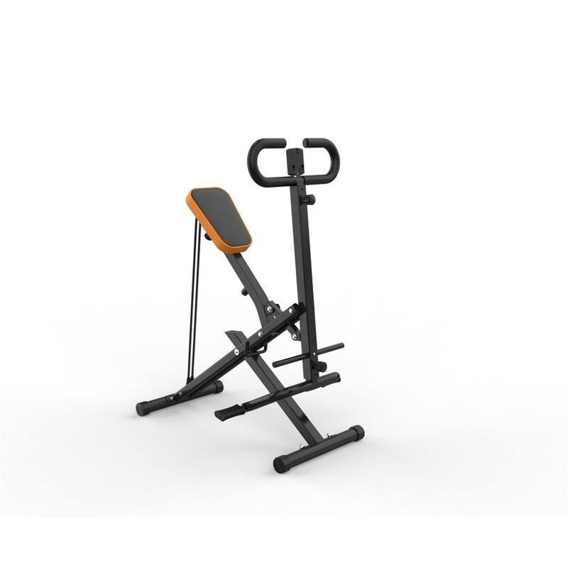 Alt View 4. HTUTWOO - Squat Machine for Home - Foldable Glutes Assist Trainer with Resistance Bands, Booty Butt Thighs Workout, Ab Back Leg - Black.
