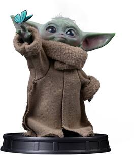 Iron Studios - The Mandalorian and Grogu - 1/4 Scale Statue - Grogu Butterfly Wonder - COLLECTIBLES - Multicolor
