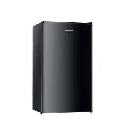Front. BANGSON - BANGSON 3.2 Cu.Ft Mini Fridge Freezer, Compact Refrigerator for Dorm Bedroom Apartment, Black - Black.