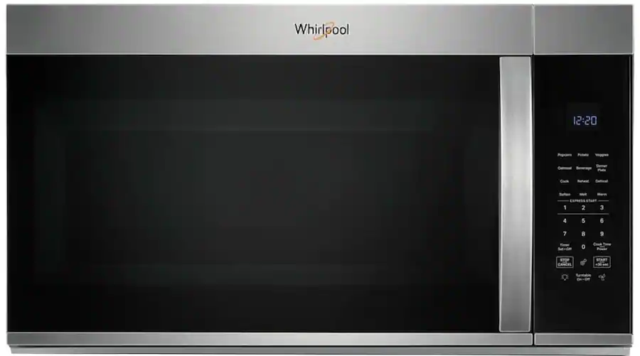 Whirlpool 1.9 Cu. Ft. Over the Range Microwave with Sensor Cooking and ...
