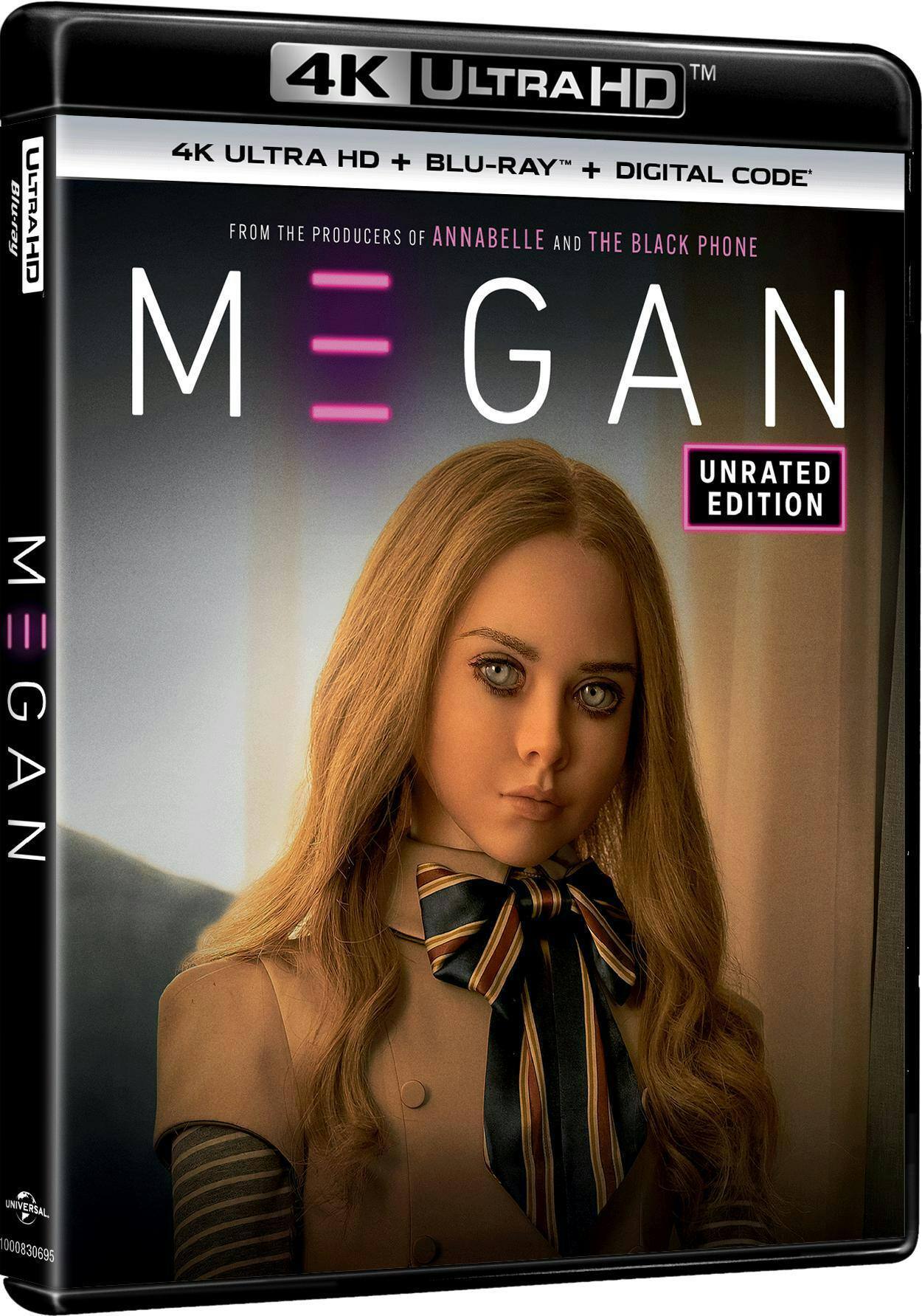 Angle. M3GAN (Unrated Edition)   - 4K Blu-Ray.