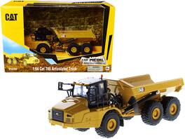 CAT Caterpillar 745 Articulated Truck "Play & Collect!" Series 1/64 Diecast Model by Diecast Masters - Yellow