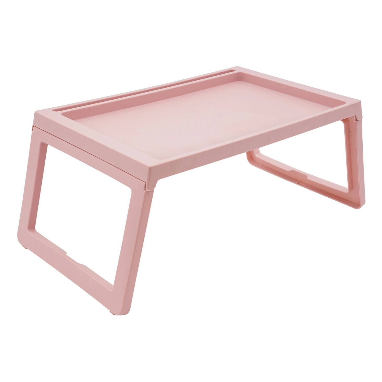 Left. Stock Preferred - 6-Pack Foldable Pink Lap Desks - Pink.