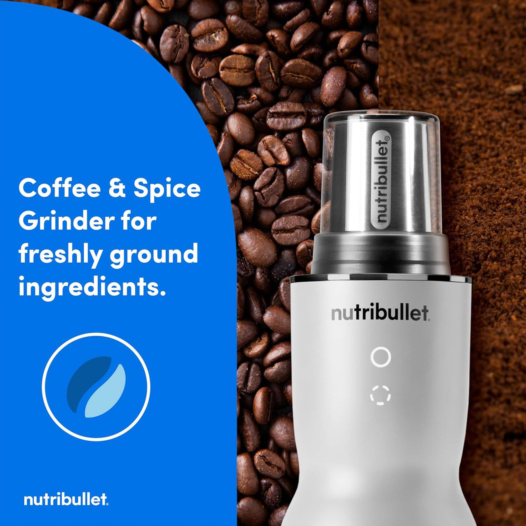 Coffee & Spice Grinder for freshly ground ingredients. nutribullet.