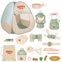Contixo - CS2 Kids Camping Set Pretend Play Toy with Campfire, Lantern , Tent, & Accessories (Ages 3–6)