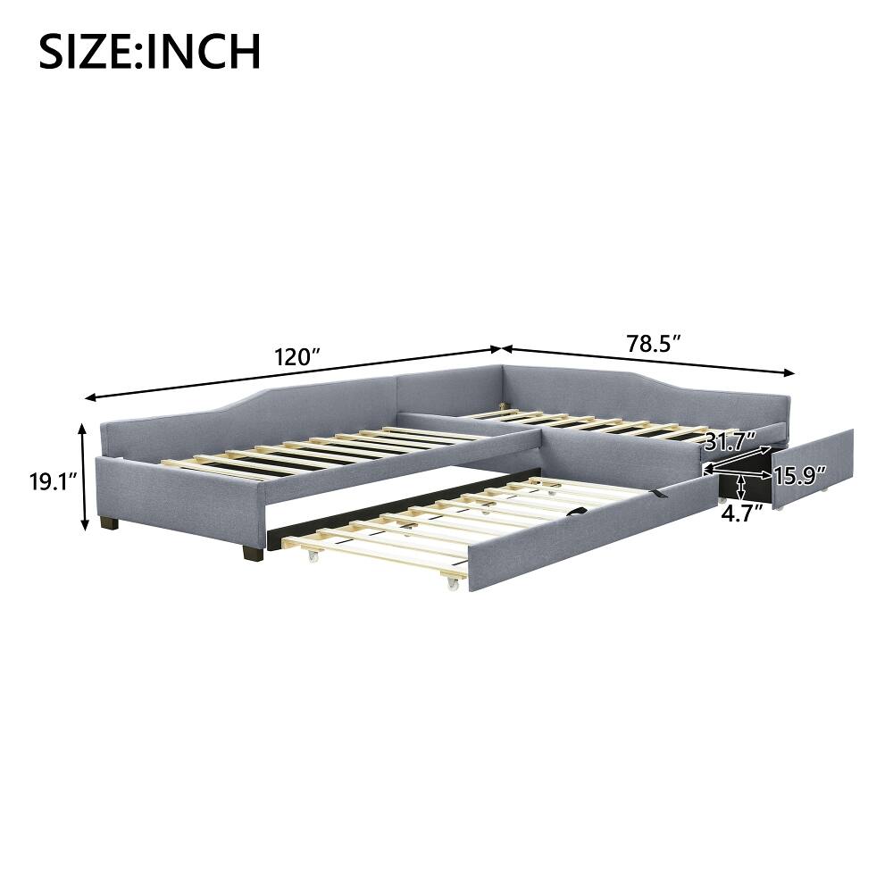 SIZE: INCH  
120" 78.5" 19.1" 31.7" 15.9" 4.7"