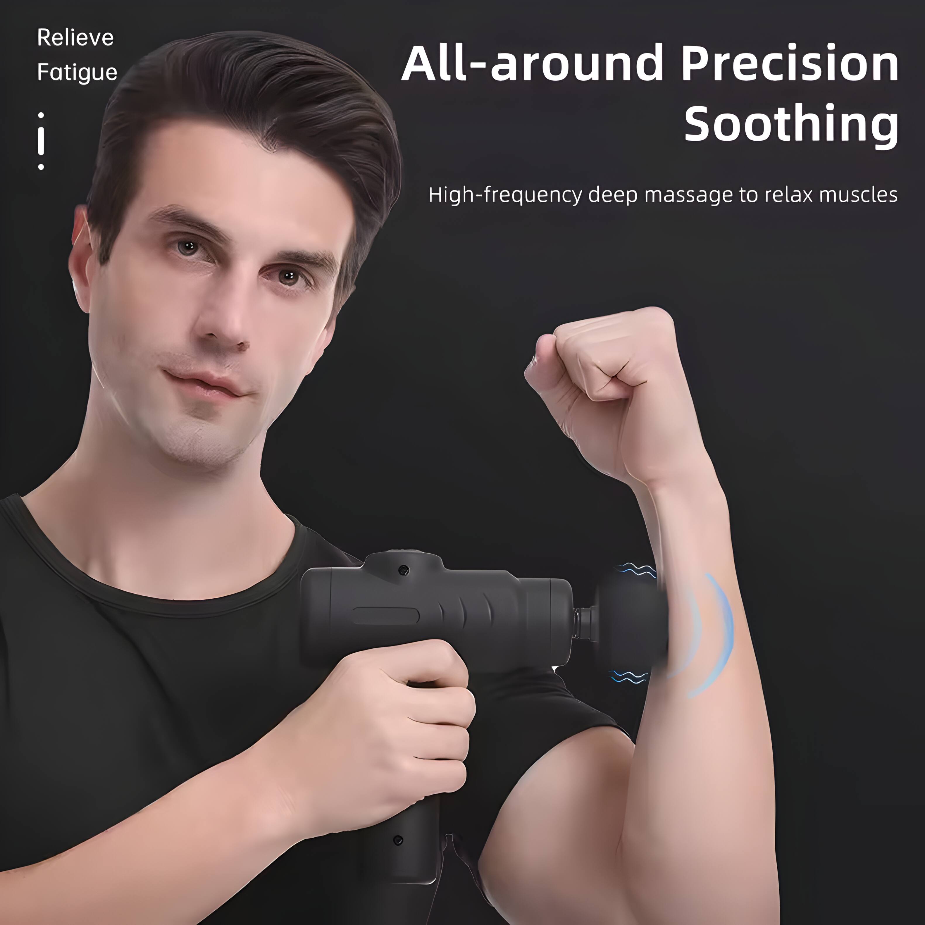 Relieve Fatigue! All-around Precision Soothing High-frequency deep massage to relax muscles