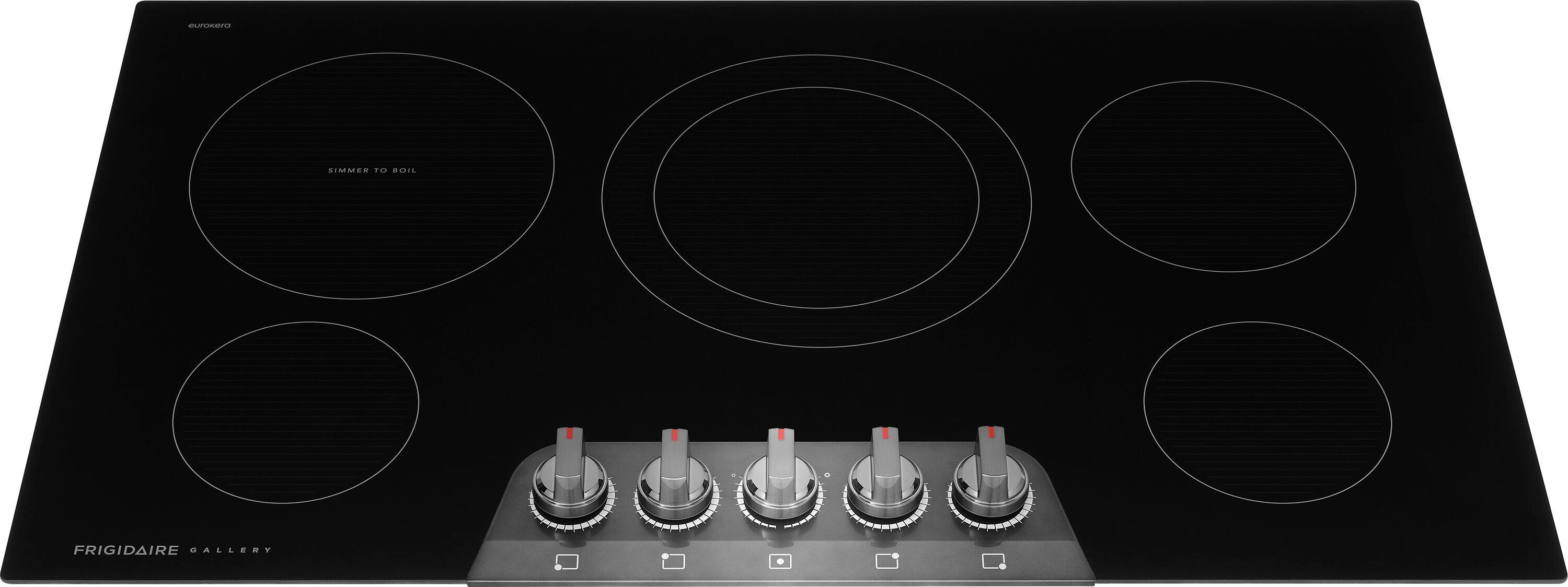 Frigidaire - 36" Electric Cooktop - Black Stainless Steel